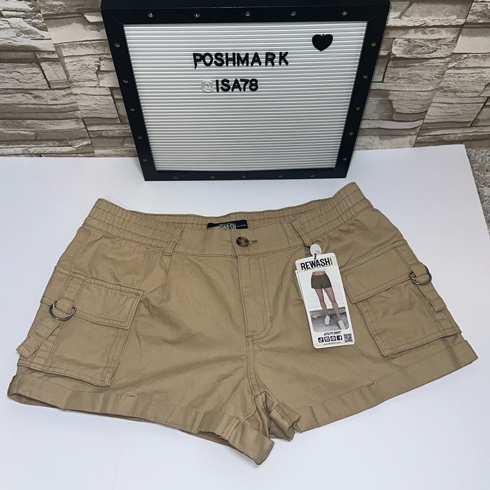 REWASH American Original New York Los Angeles Utility Shorts